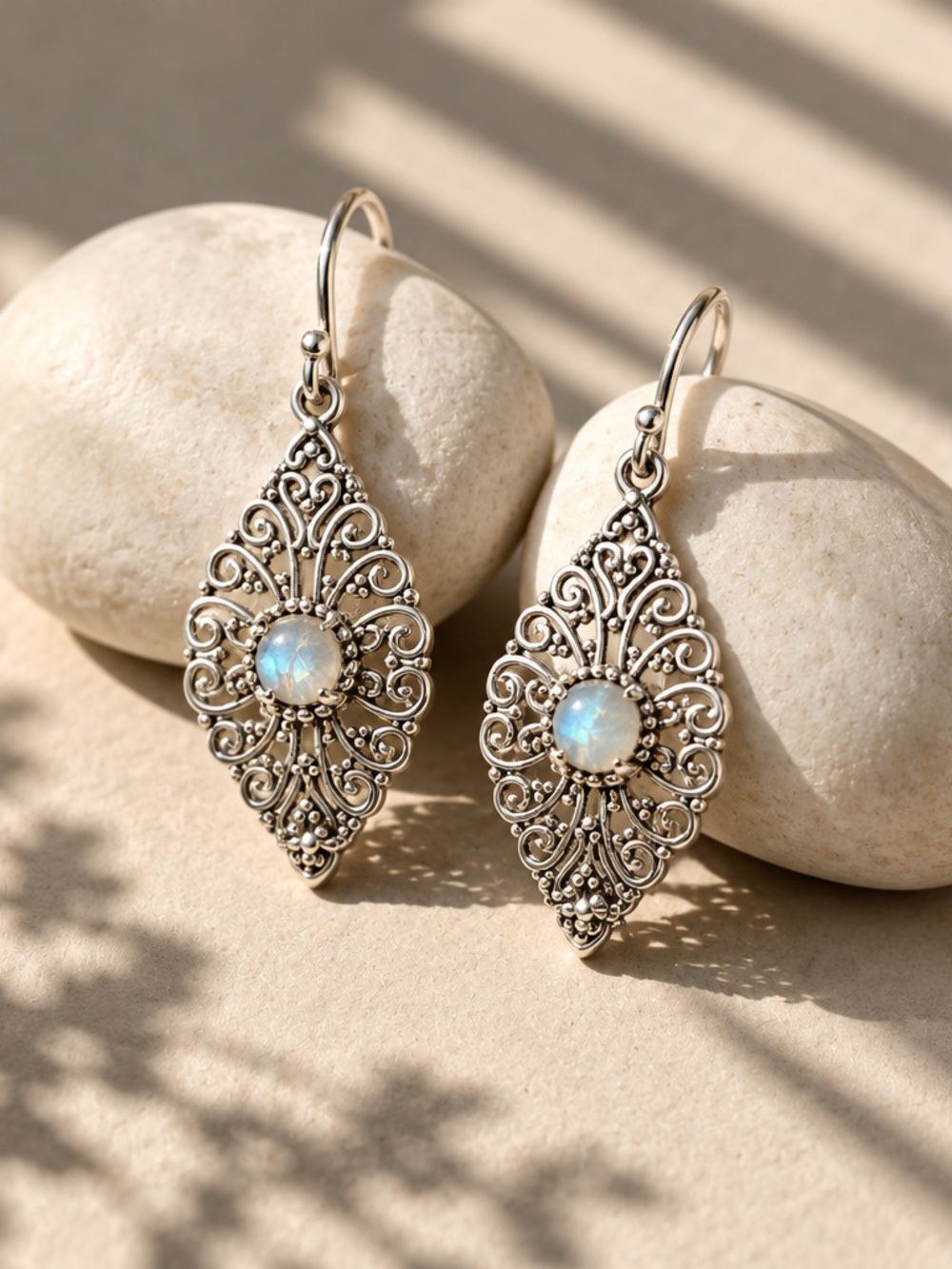 NEW! Moonstone Earrings